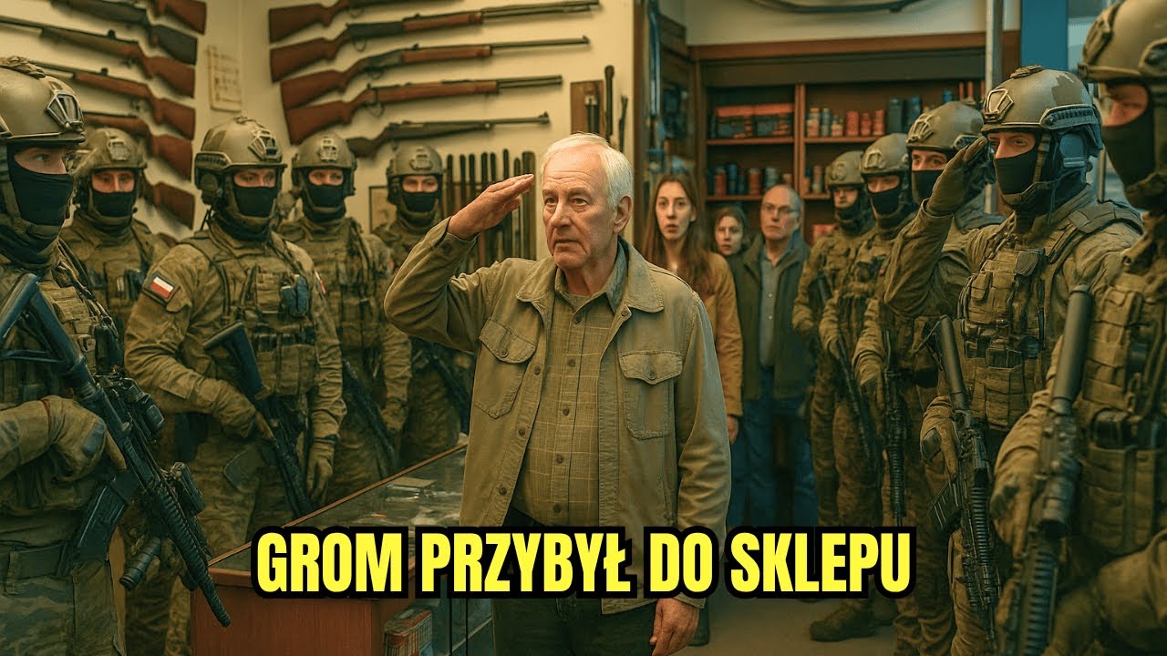 Wyrzucili starego weterana ze sklepu z bronią — godzinę później pojawiła się cała jednostka GROM