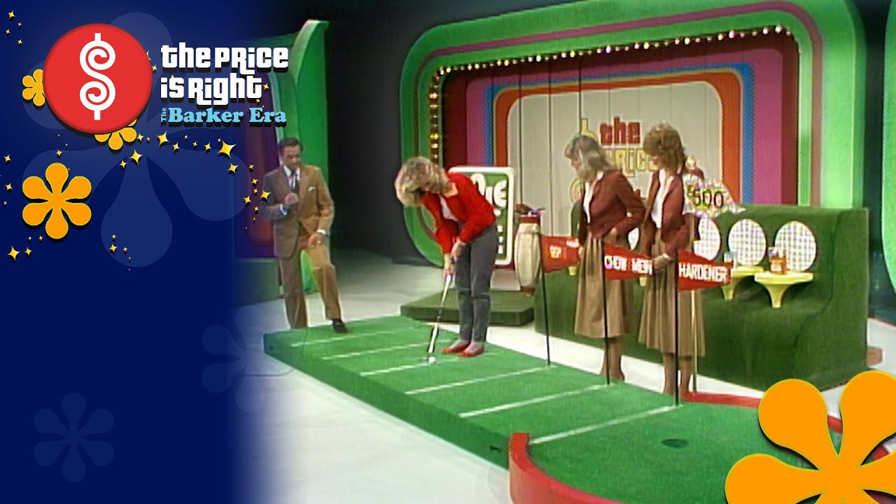 Contestant Makes a POWERFUL PUTT While Playing HOLE IN ONE! - The Price is Right 1983