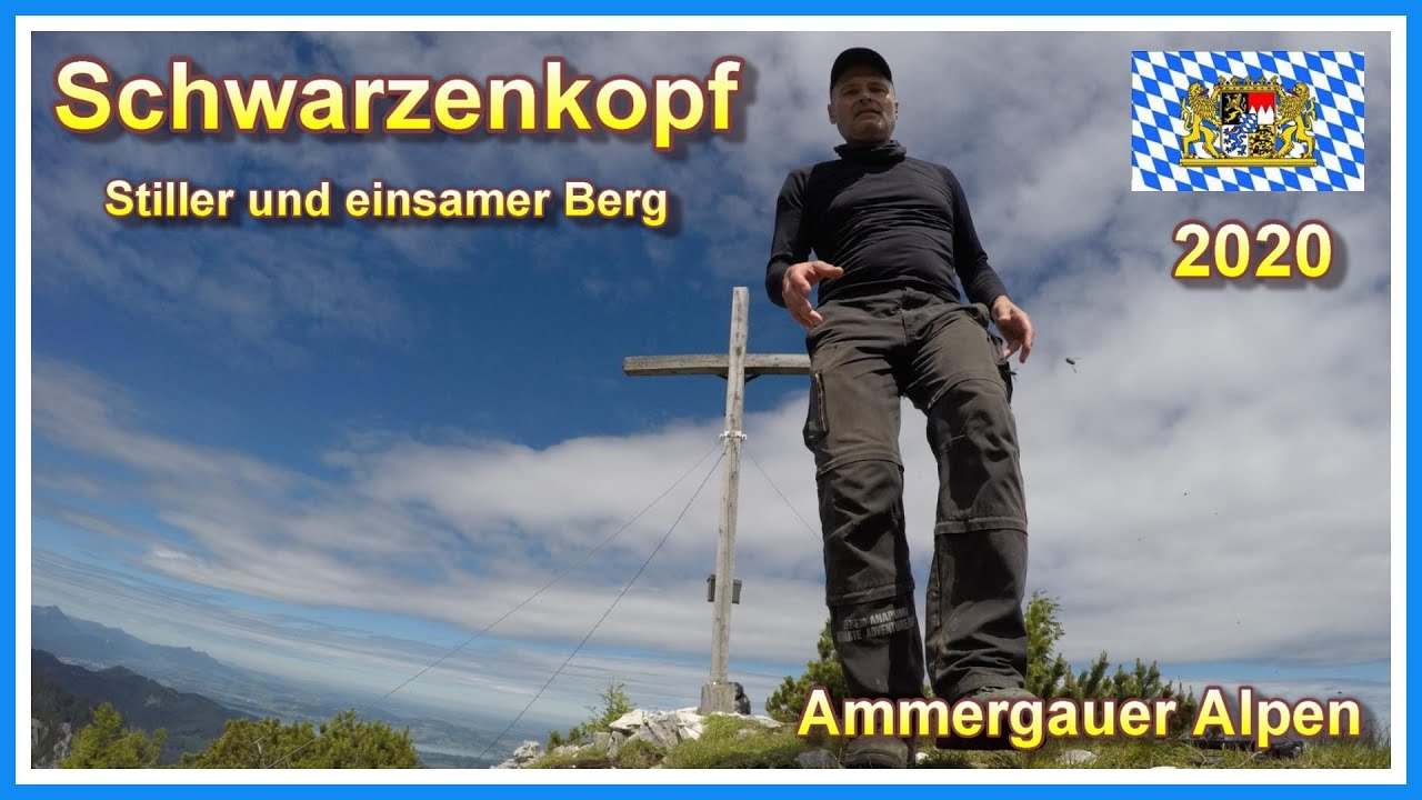 Ungeplante Wanderung entlang einsamer Pfaden auf den Schwarzenkopf | Ammergauer Alpen 2020