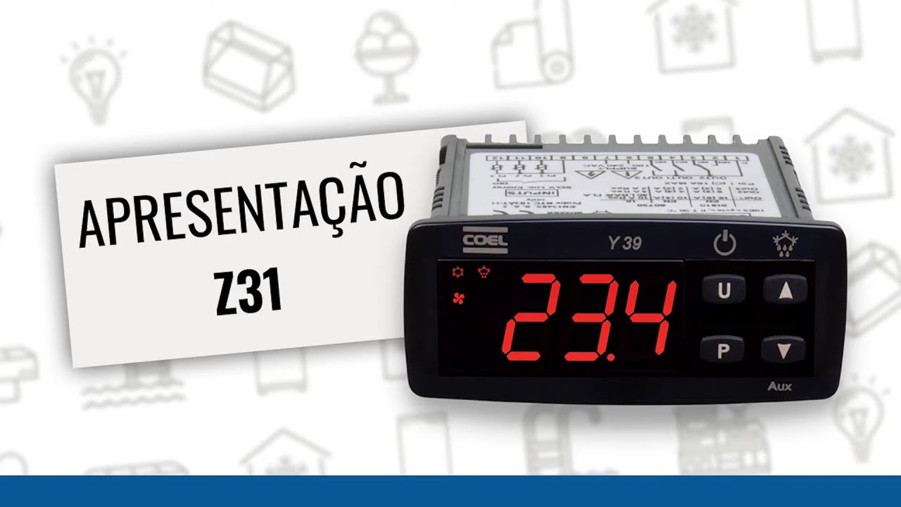 Controlador de temperatura Coel Z31   apresentação e unboxing