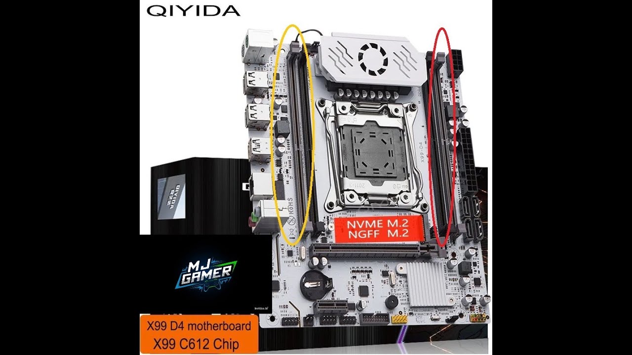 Porque a memoria Ram não funciona na Placa-mãe QIYIDA X99 D4 (como ativar o dual channel)