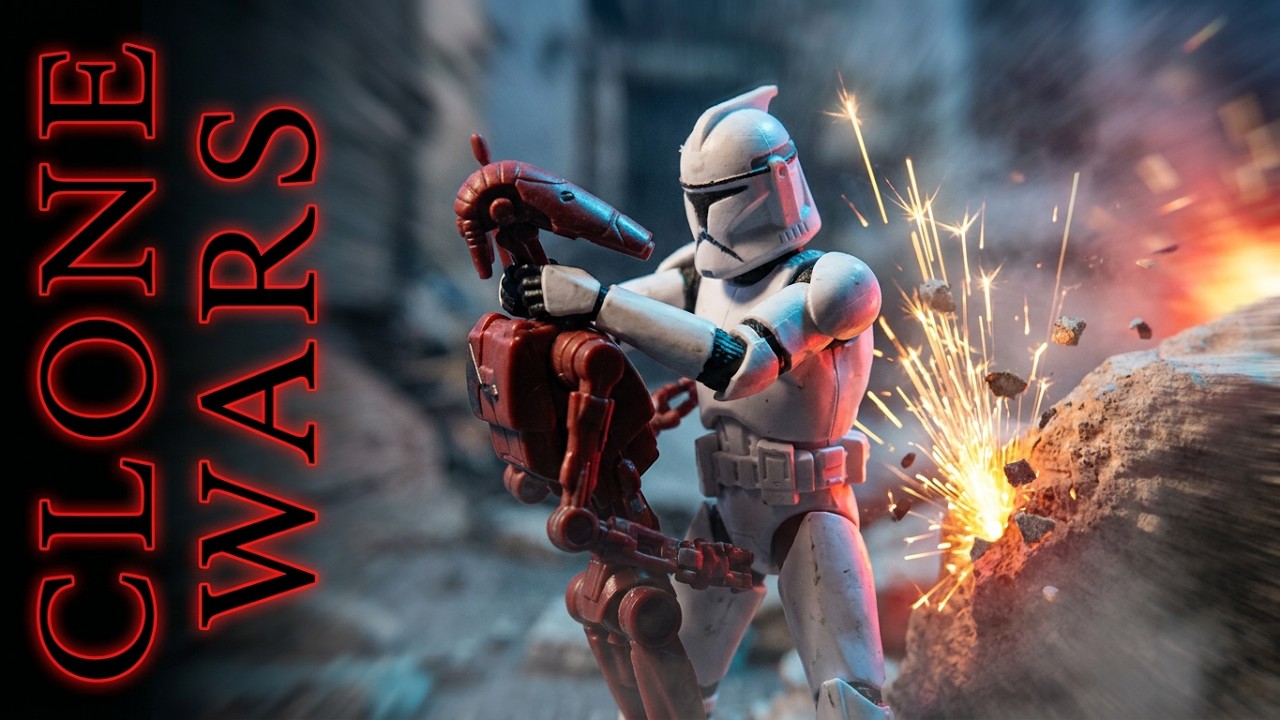 [4K] Star Wars The Clone Wars Front Lines: EP 3 (Stop Motion)