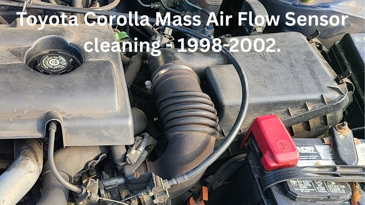 Toyota Corolla Mass Air Flow Sensor cleaning - 1998-2002.