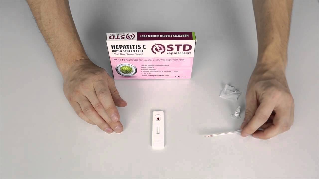 How to use hepatitis C rapid test kit / STDrapidtestkits.com