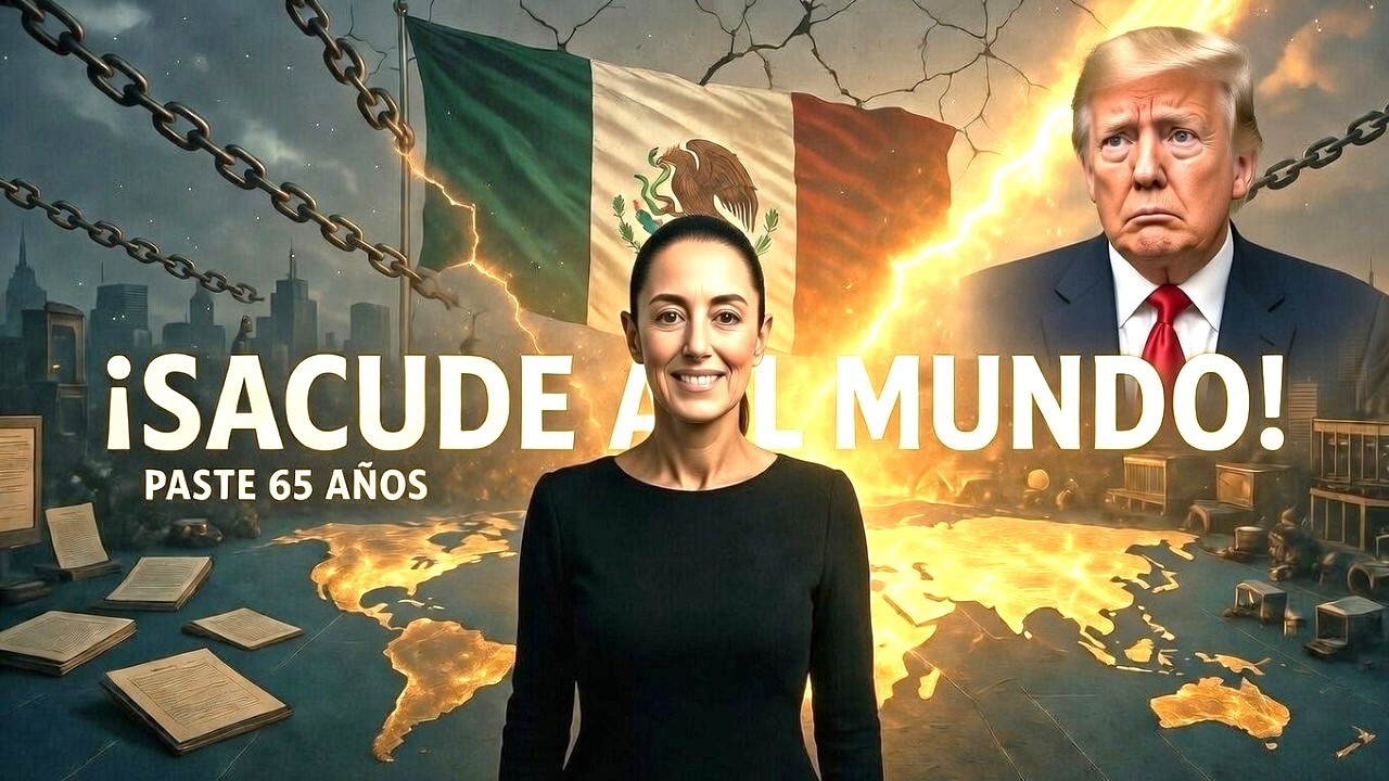 ¡Sheinbaum sacude al mundo! Fin a 65 años de sumisión.