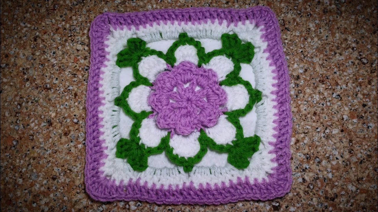 Cuadro a crochet 🧶 #3  (paso a paso) 