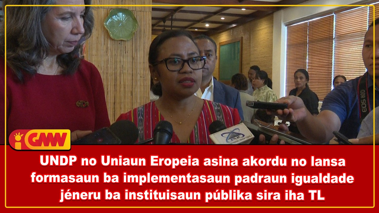 UNDP no Uniaun Eropeia asina akordu no lansa formasaun ba instituisaun públika sira iha TL