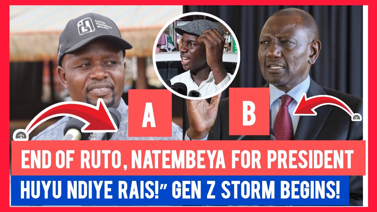 “Huyu Ndiye Rais!” – Gen Z Spokesperson Endorses George Natembeya