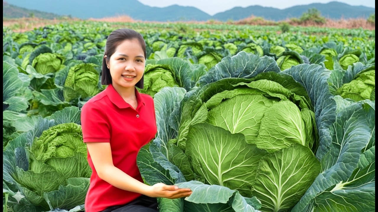 Harvesting 1000+Kg Fresh Cabbage Goes To Market Sell, Traditional Pickled Cabbage Recipe For Winter