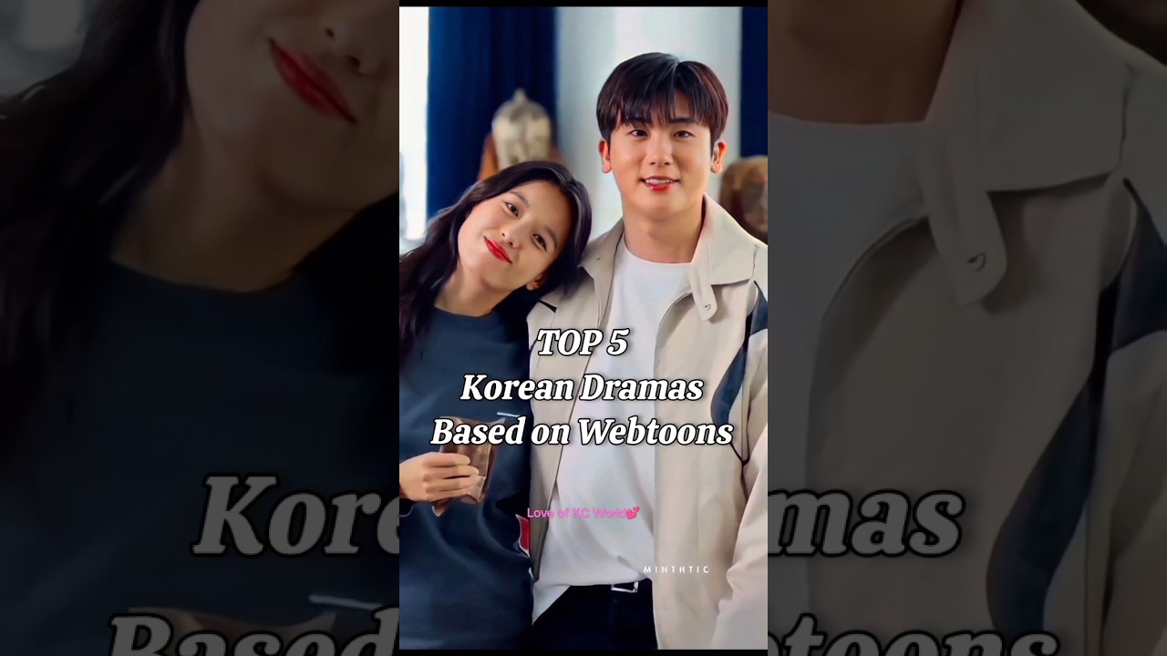 TOP 5 Korean Dramas Based on Webtoons🙈😻 #kdrama #shorts #webtoon