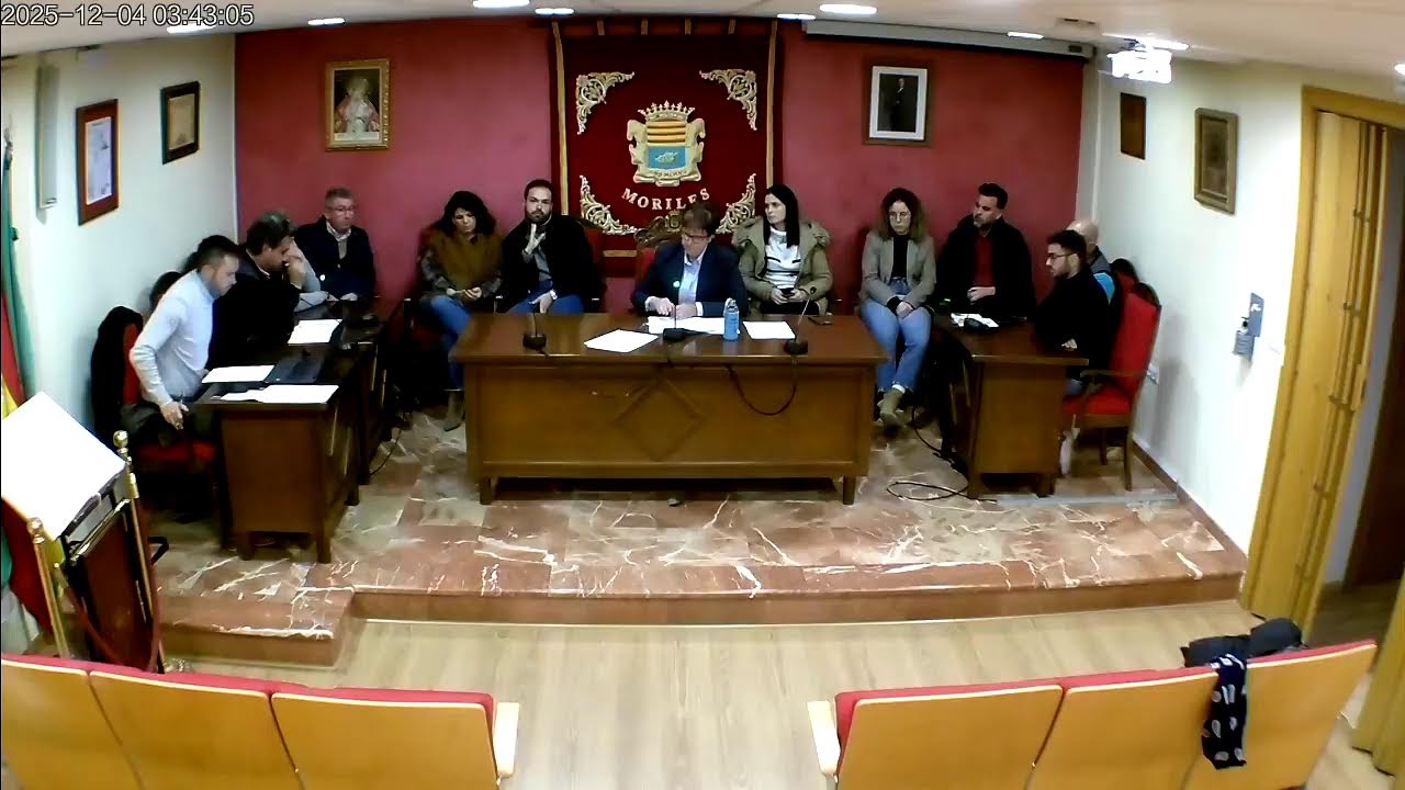 PLENO ORDINARIO DE FECHA 03-12-2025 DEL AYUNTAMIENTO DE MORILES