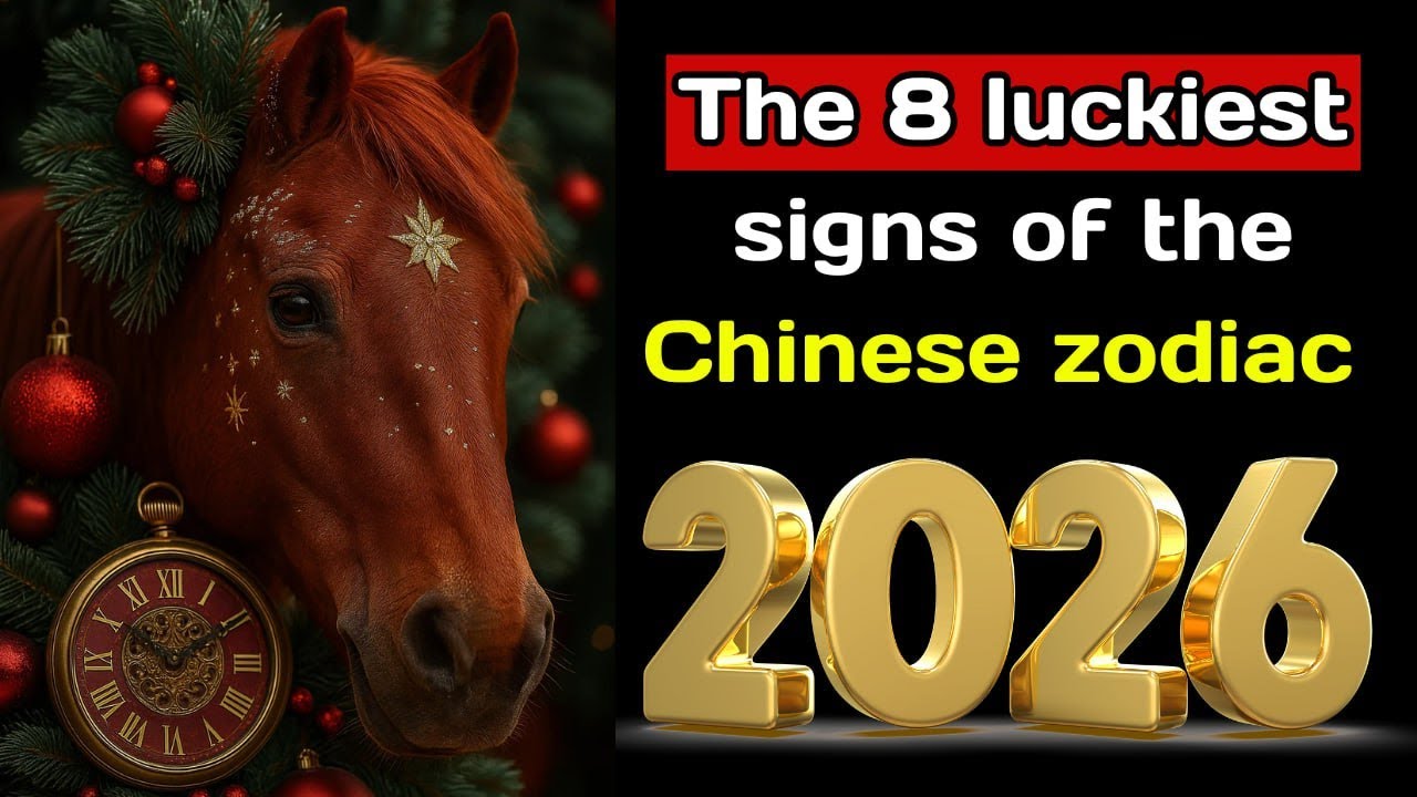 The 8 luckiest signs of the Chinese zodiac in 2026