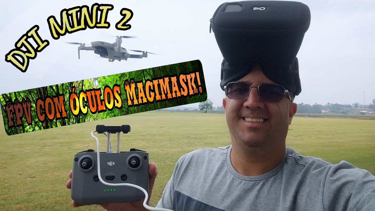 DJI MINI 2 FPV com óculos MAGIMASK!