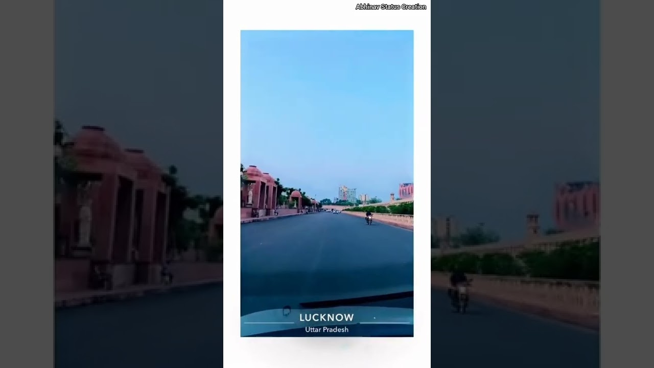 Lucknow Love❤️ || Lucknow City Status || Nawabo Ka Shehar Lucknow || 4k full screen #lucknow #short