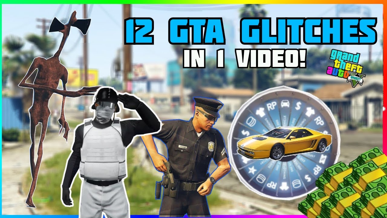 12 GTA Glitches In 1 Video After 1.54! - The Best GTA 5 Glitches All In 1 Video (GTA Fun Glitches)