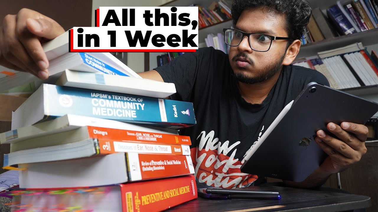 Studying 100+ hours for MBBS Exams ⚡️ Anuj Pachhel