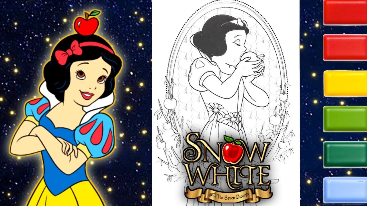 Snow White Coloring Page #22 | Disney Princess Snow White Coloring Page