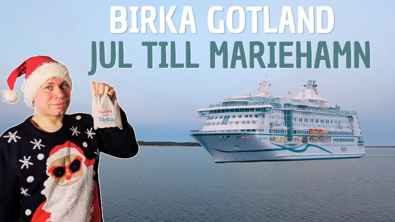 Мой первый рождественский круиз с Birka Gotland в Мариехамн 🎅🚢