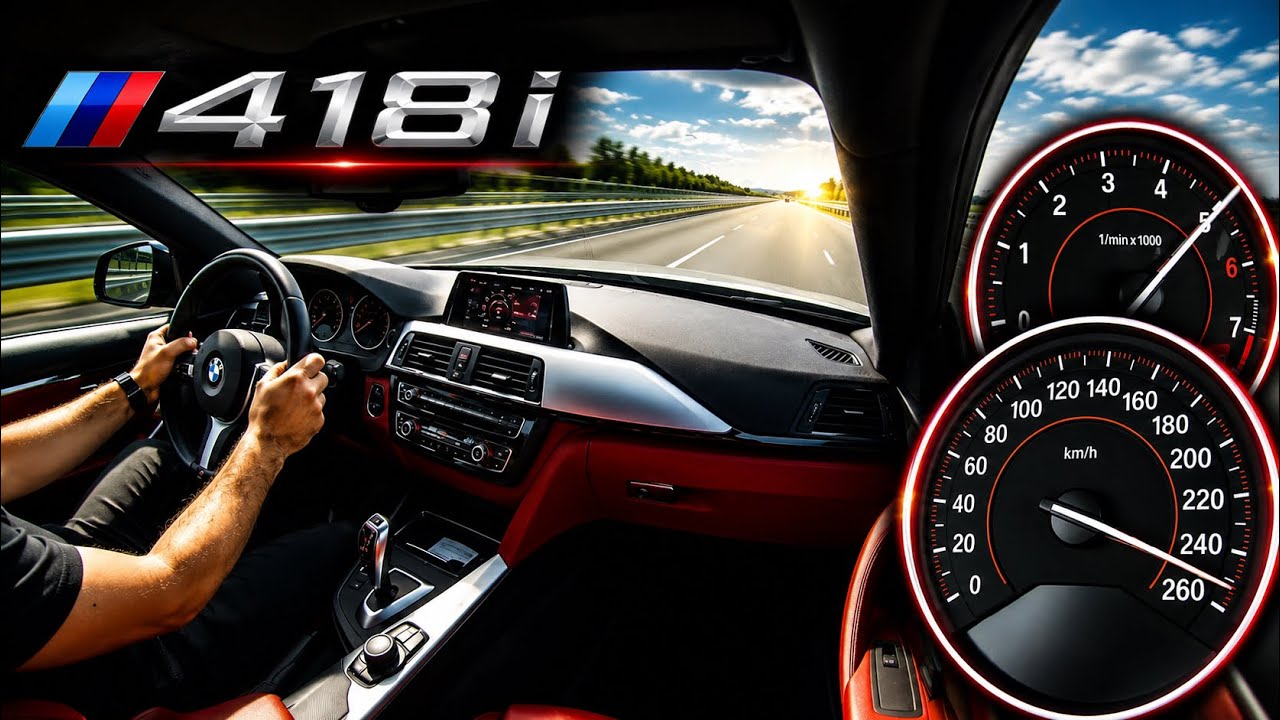 0-220 | BMW 418i Gran Coupe 136hp Top Speed Acceleration