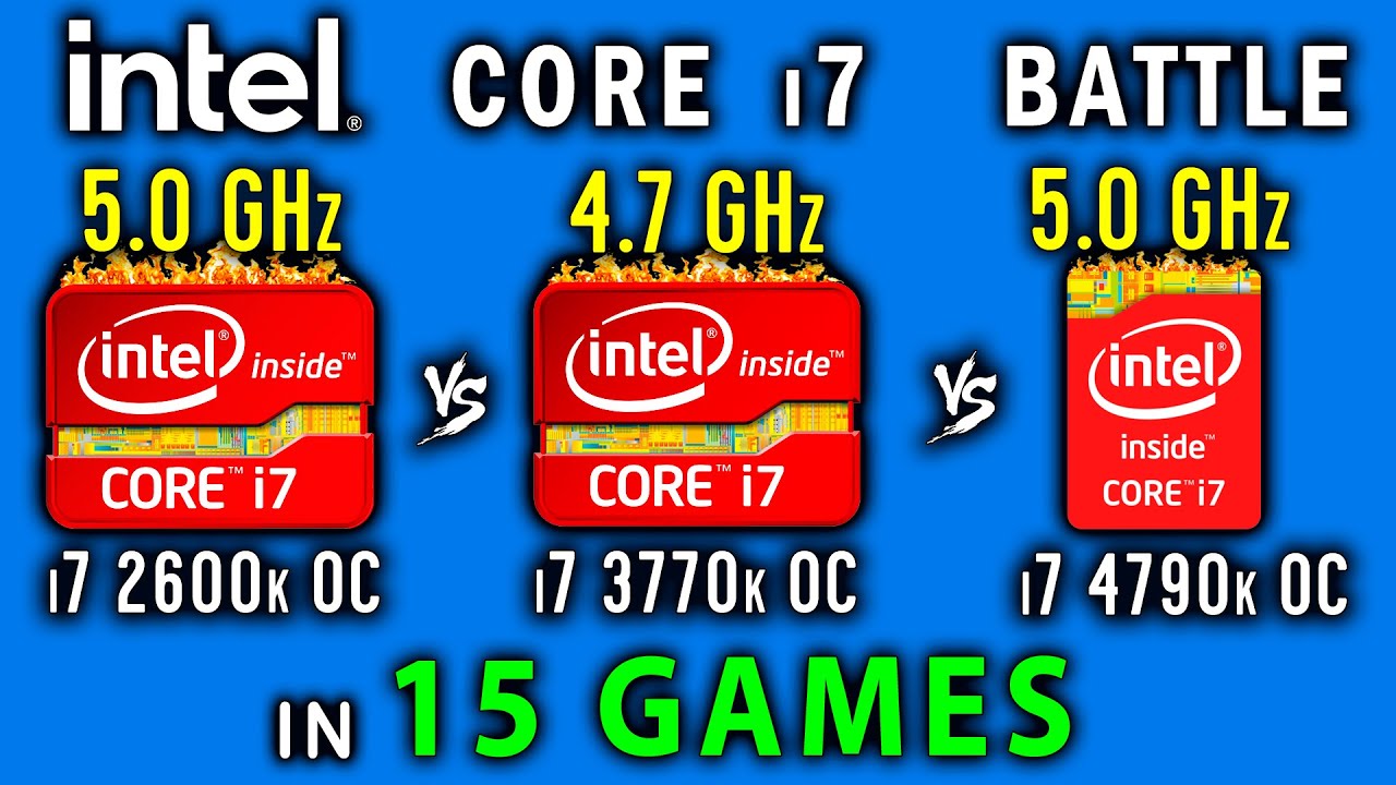 i7 2600k OC vs i7 3770k OC vs i7 4790k OC Test w 15 grach lub i7 2600k vs i7 3770k vs i7 4770k