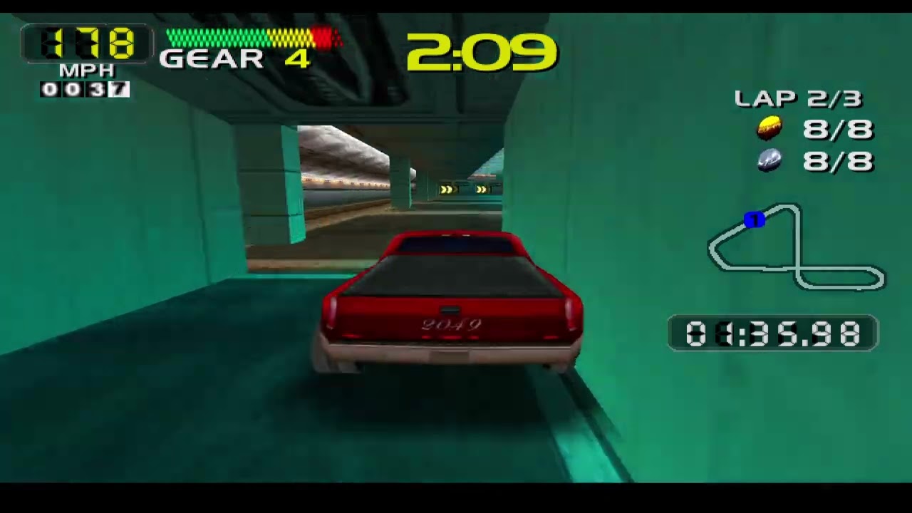 San Francisco Rush 2049. Ghost race. Marina track