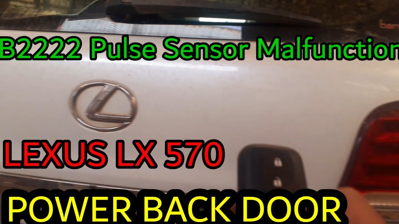 LEXUS LX570 B2222 PULSE SENSOR MALFUNCTION