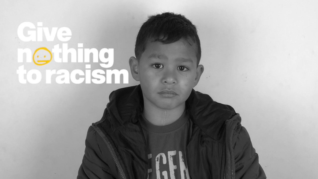 Give nothing to Racism - Holy Family School.