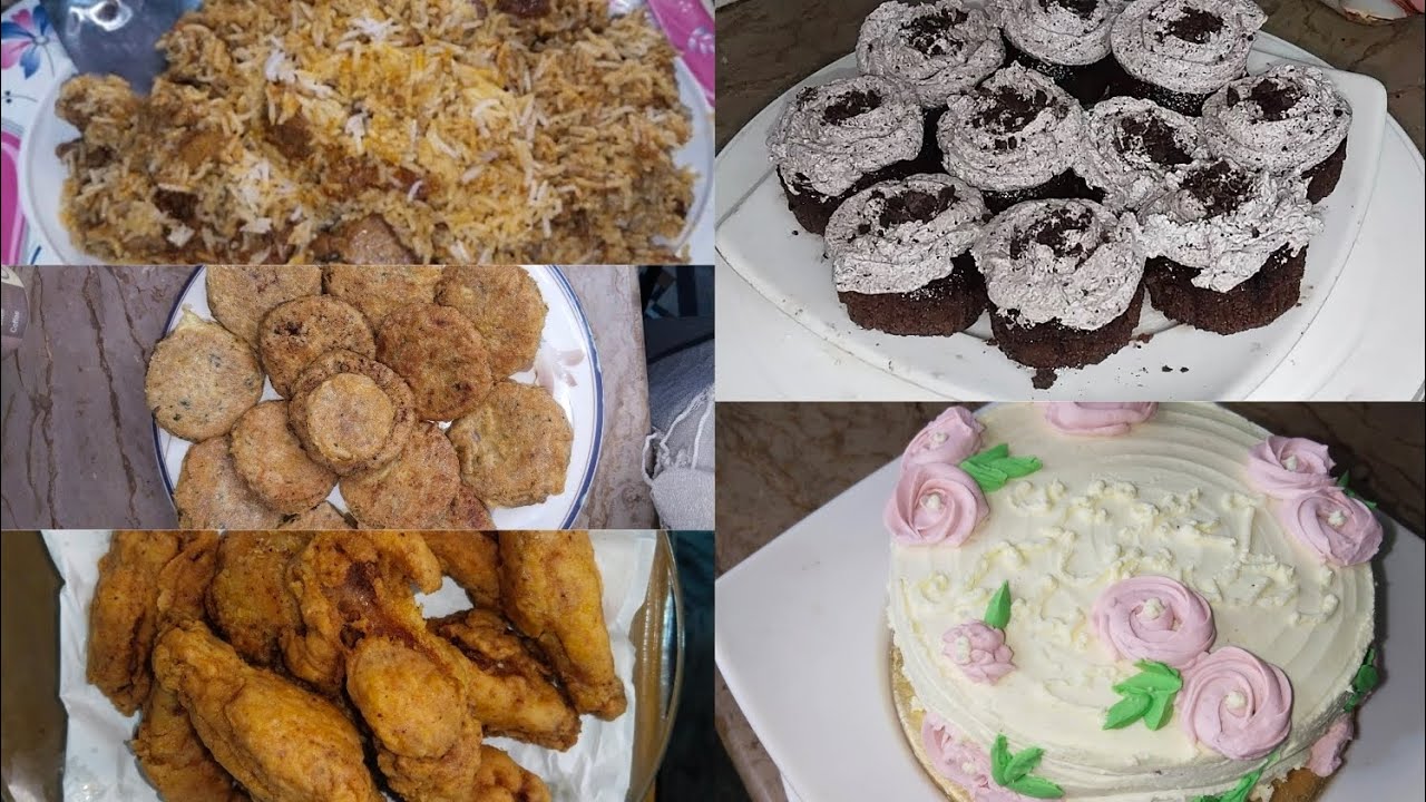 I Hosted My Best Friend With Biryani,White Sauce Pasta,Shami Kabab,Cake,Wings,Cup Cakes And Raita 