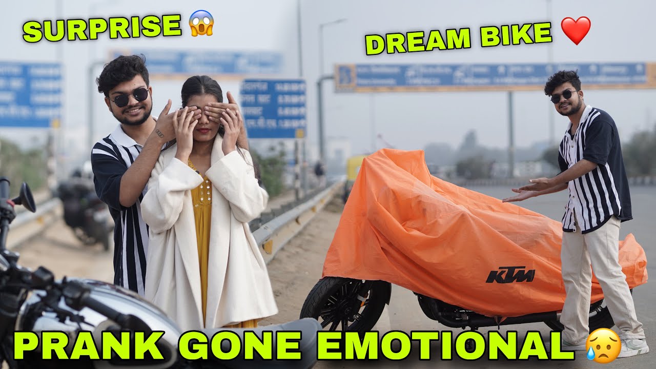 I Surprised Her With Her Dream Bike 😍 || Prank Gone Emotional 🥲 