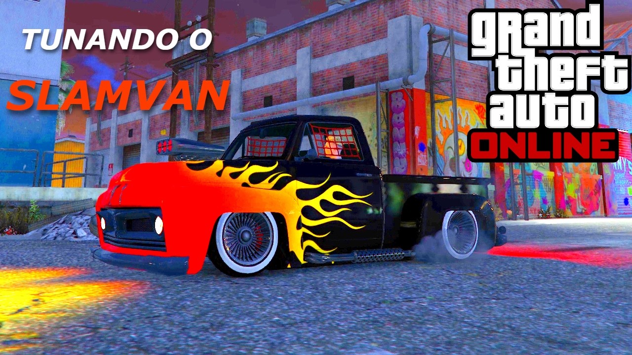 TUNANDO O SLAMVAN NO GTA V ONLINE
