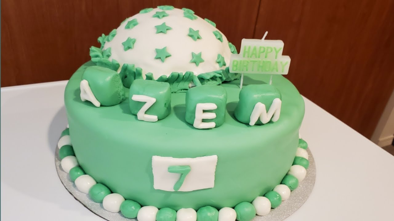 Si të dekorojm një torte për ditëlindje me fondant / How to decorate  a birthday cake with fondant