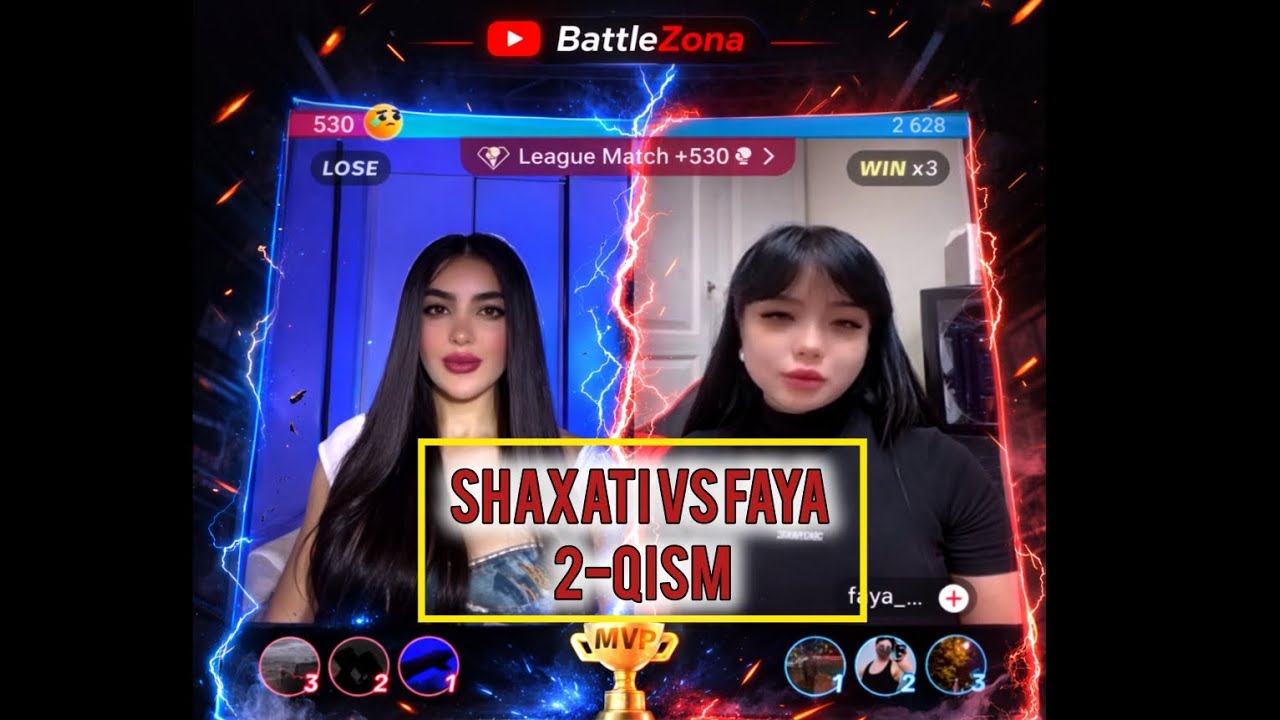 Shaxati vs Faya 2-qism #tiktok #battle #rek 