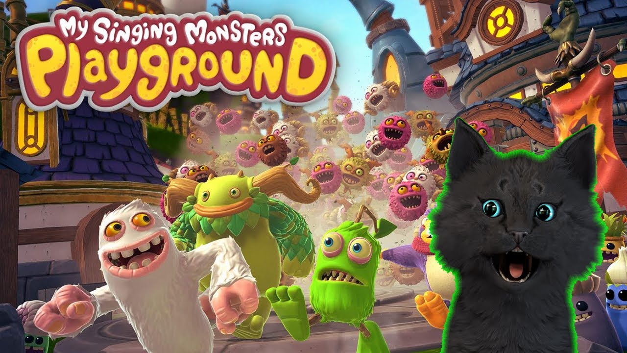 Мои Поющие Монстры и Говорящий Супер Кот 🐱 My singing monsters playground