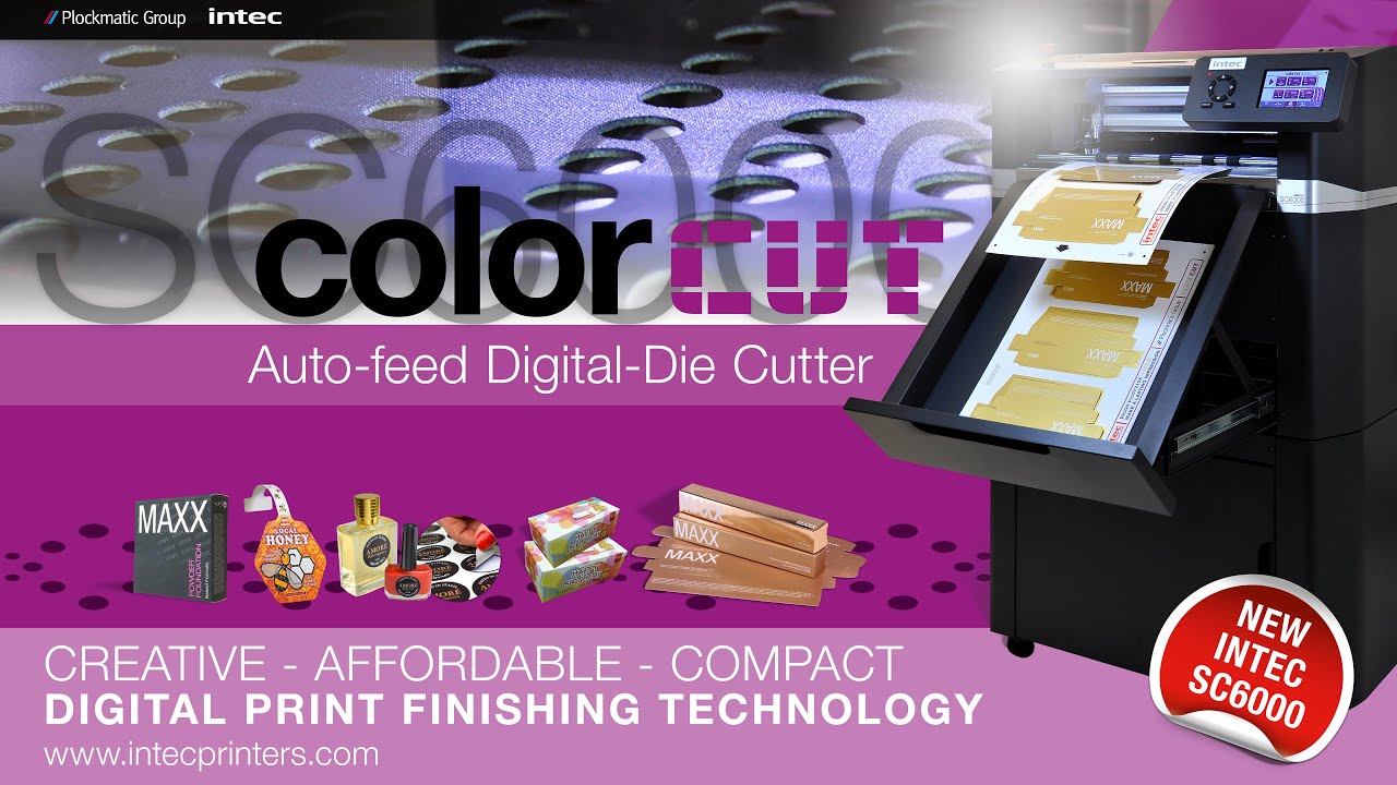 SC6000 Digital-die cutter/creaser - Main Demonstration