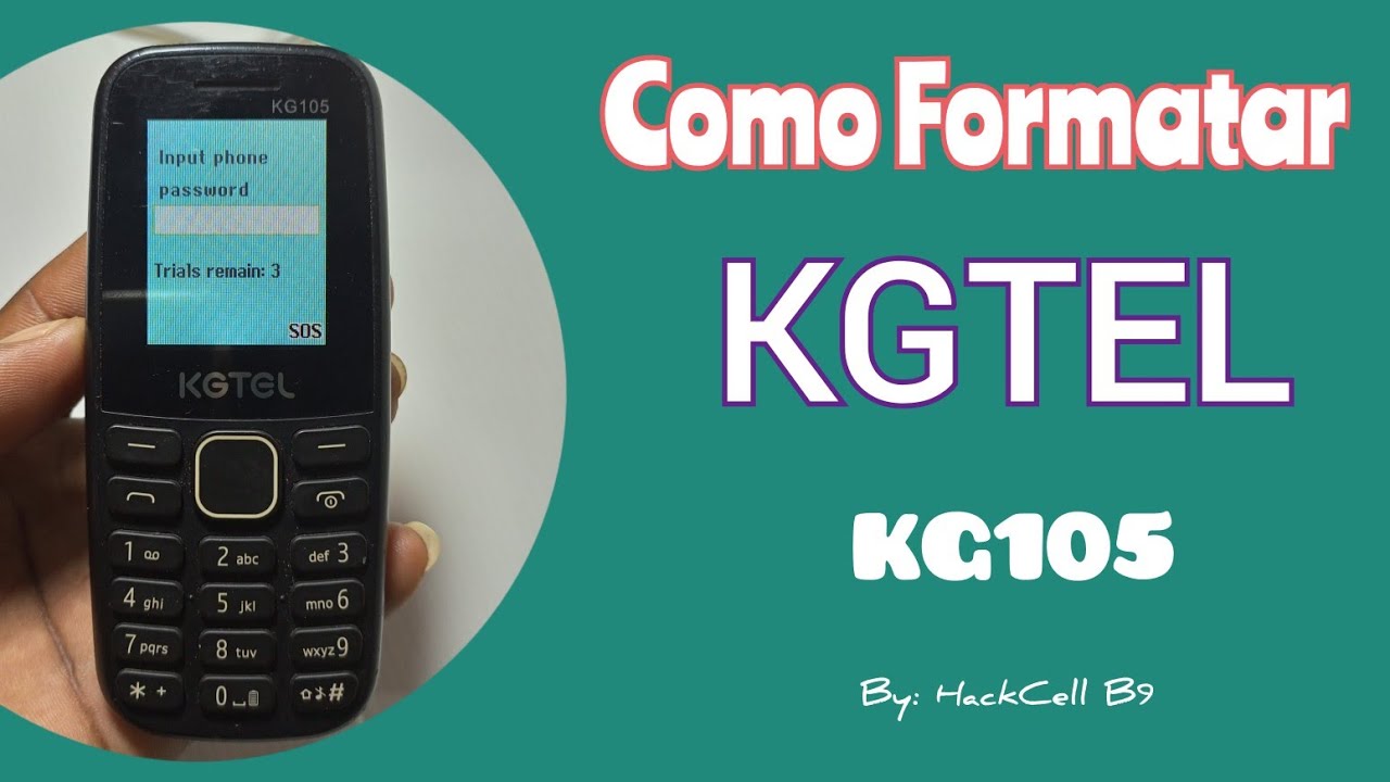 COMO FORMATAR KGTEL KG105 | HARD RESET KGTEL