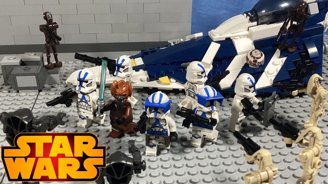 Jedi Rescue - Lego Star Wars the Clone Wars (Stop Motion)