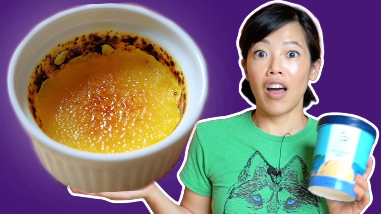 ✨ Magic 3-Ingredient Ice Cream Crème Brûlée