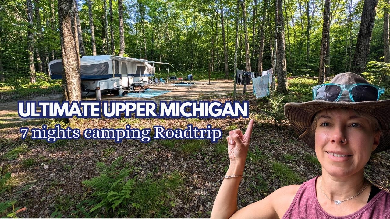 Ultimate Jeep Popup Camping: Upper Peninsula of Michigan 🏕️🌲🥾⛺🔥