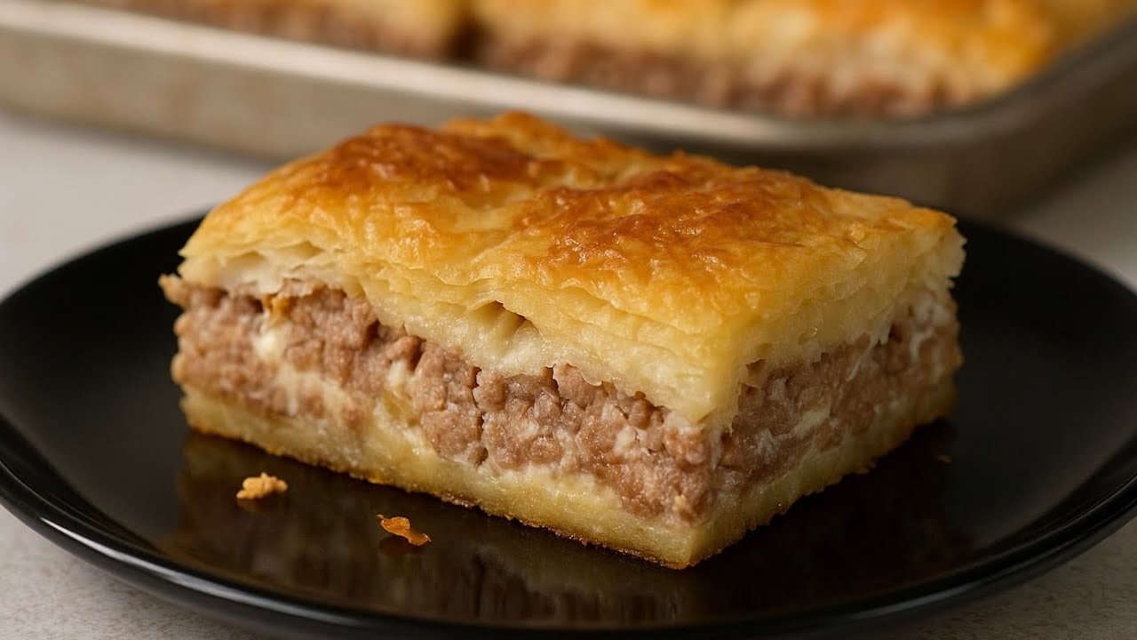 Egyptian Goulash A Crispy & Savory Phyllo Meat Pie