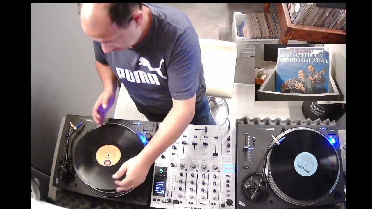 Set de chamamé con discos originales. Alejandro Sánchez DJ