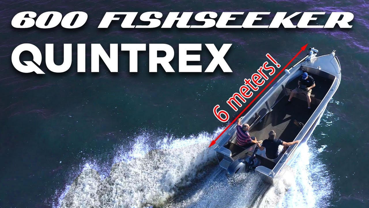 Обзор Quintrex Fishseeker 600 + Yamaha F90hp Tiller Steer on water