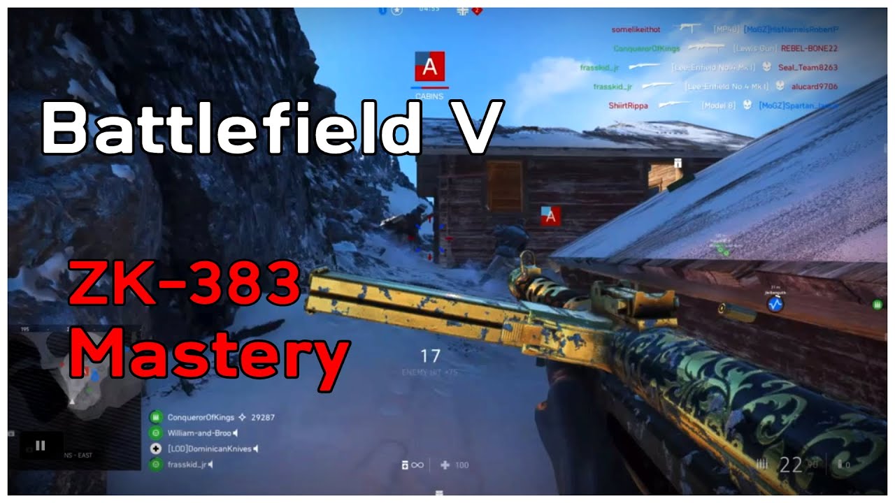 Battlefield V- ZK-383 Mastery (Best Moments)