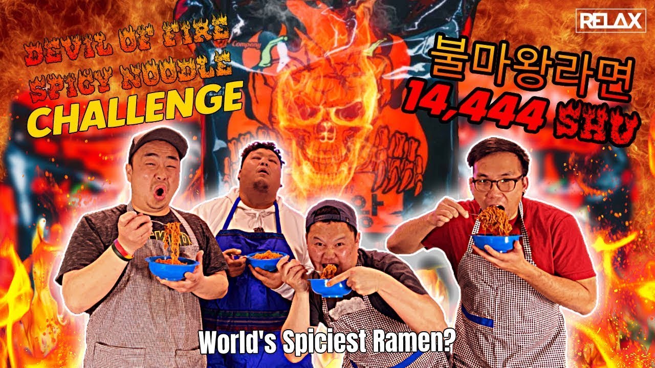 ReLax Reacts: Spicy Noodles from HELL!!!! NTSIM TUAG!!!!