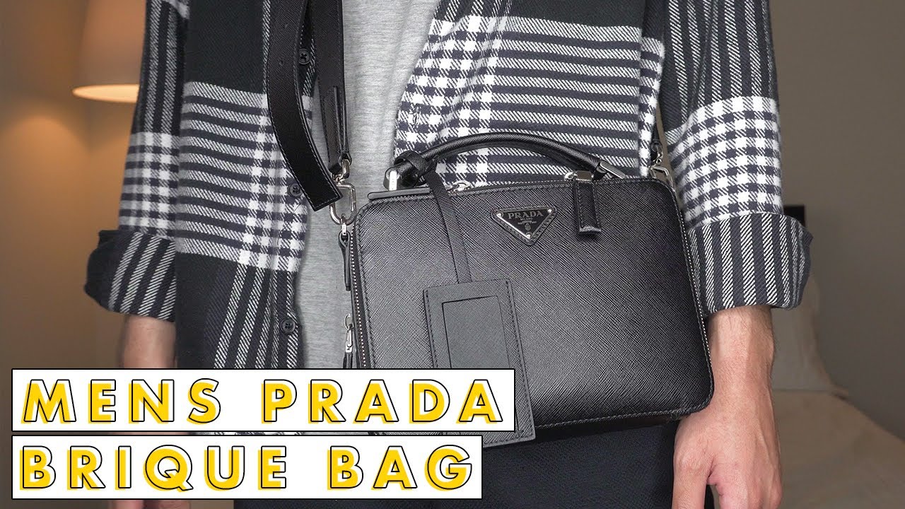 MEN'S PRADA BRIQUE BAG REVIEW | Peter Sim
