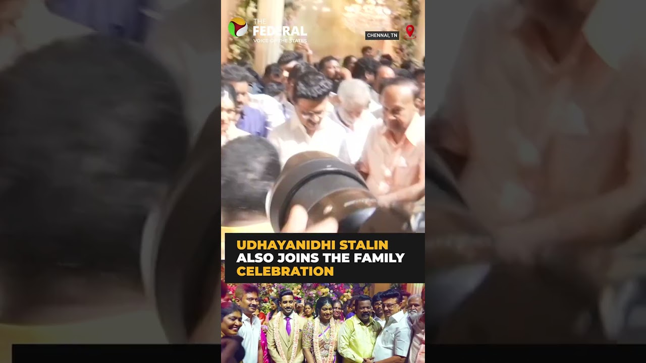 MK Stalin, Udhayanidhi attend Selvaperunthagai's daughter's wedding | #shorts
