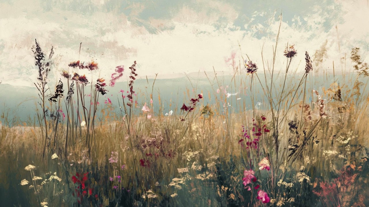 Vintage Floral Free Tv Art Wallpaper Screensaver Home Decor Samsung Oil Painting Digital Wildflower