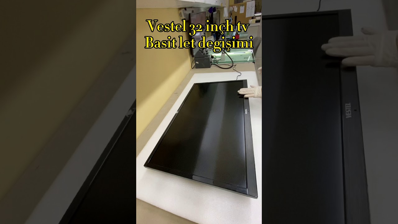 VESTEL32 #iNÇH TV KOLAY LED DEGİŞİMİ#keşfetbeniöneçıkar