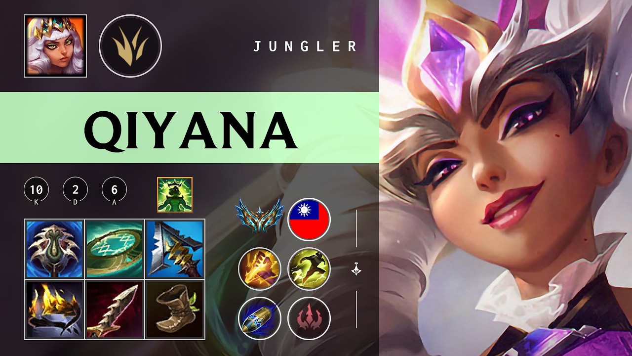 Qiyana Jungle vs Graves - TW Challenger Patch 26.03
