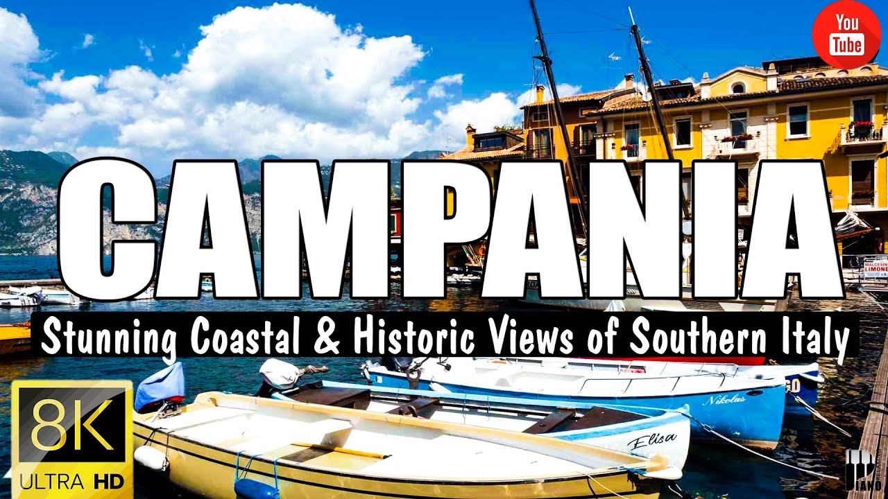Campania 4K – Stunning Coastal & Historic Views of Southern Italy with Relaxing Background Music