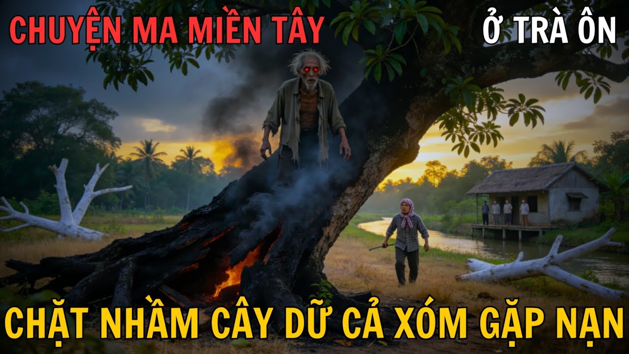 Chặt nhầm cây dữ cả xóm gặp nạn ở Trà Ôn